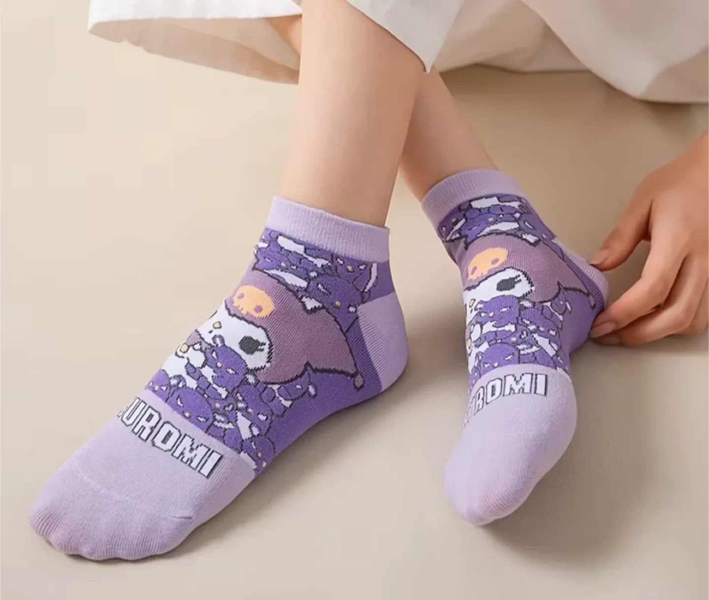 Kuromi Character Socks - Cute & Comfy! image indicator(3)