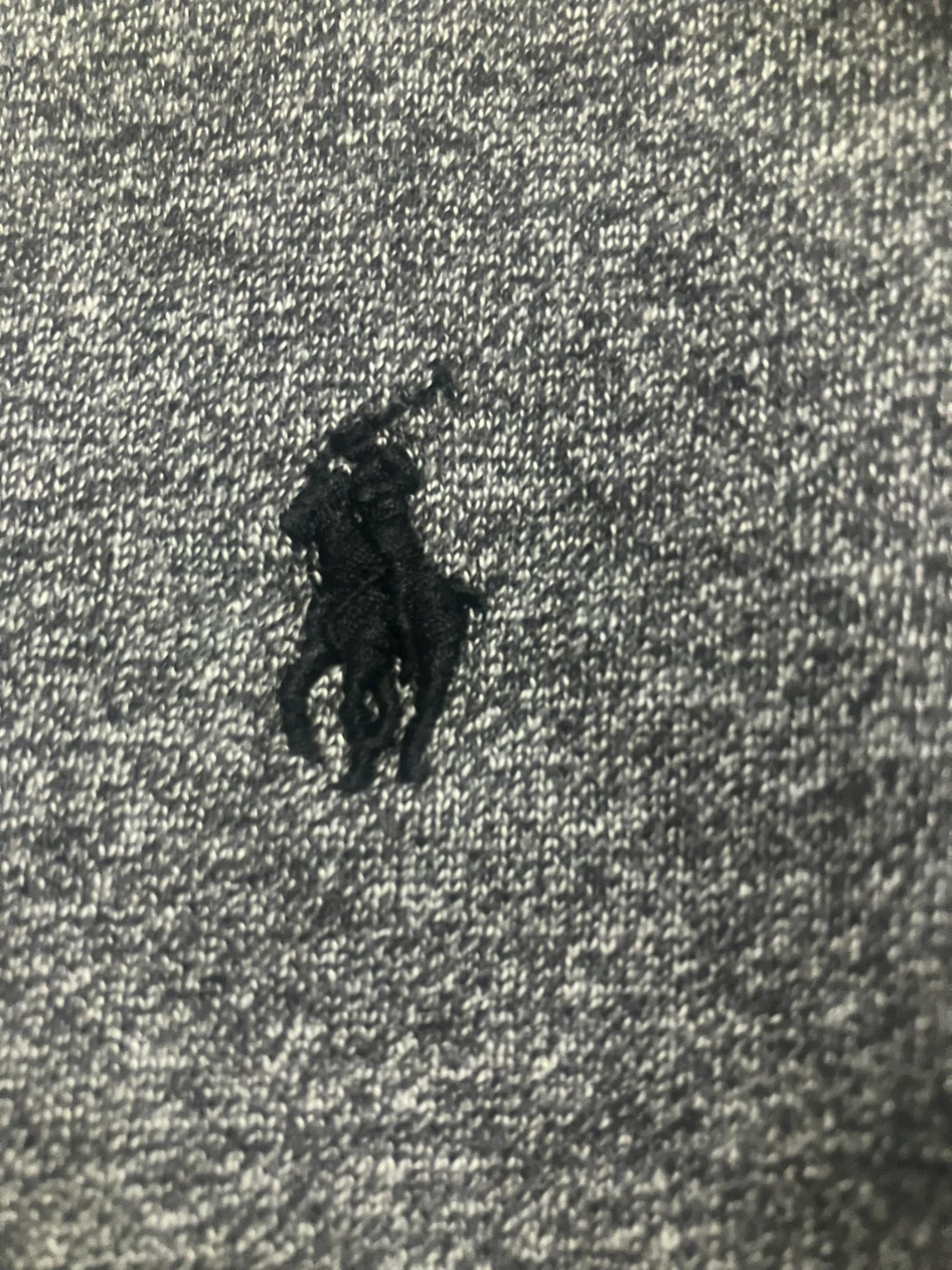 Gray Polo Zip Up - photo 2