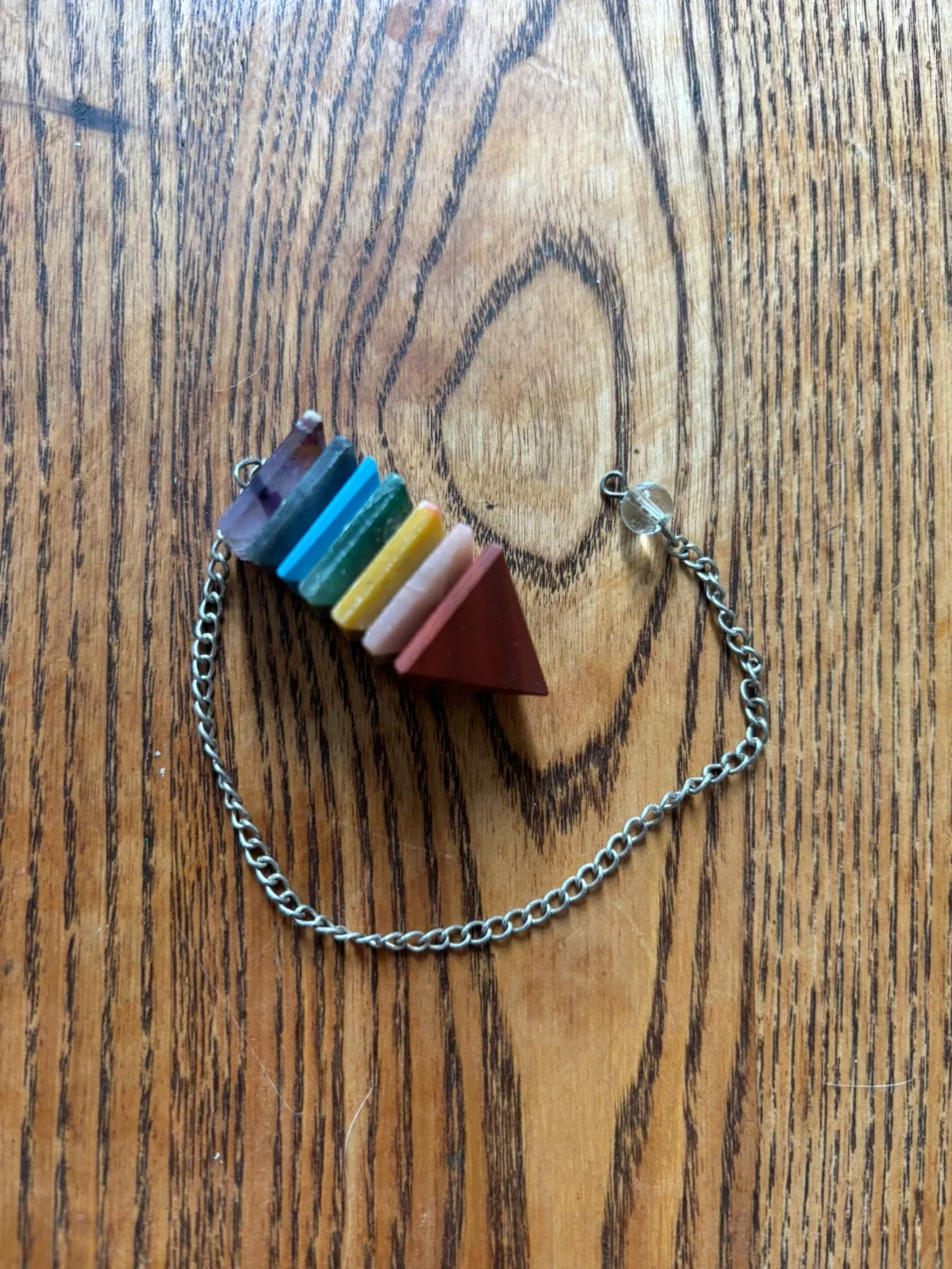 Rainbow Chakra Pendulum