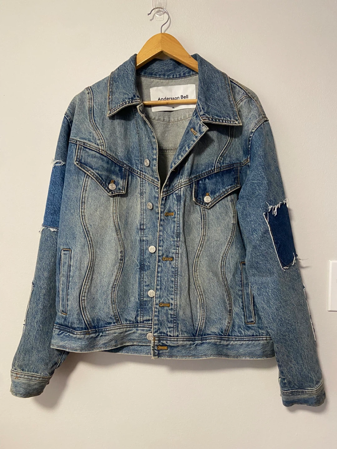 Andersson Bell Denim Patchwork Jacket - XL