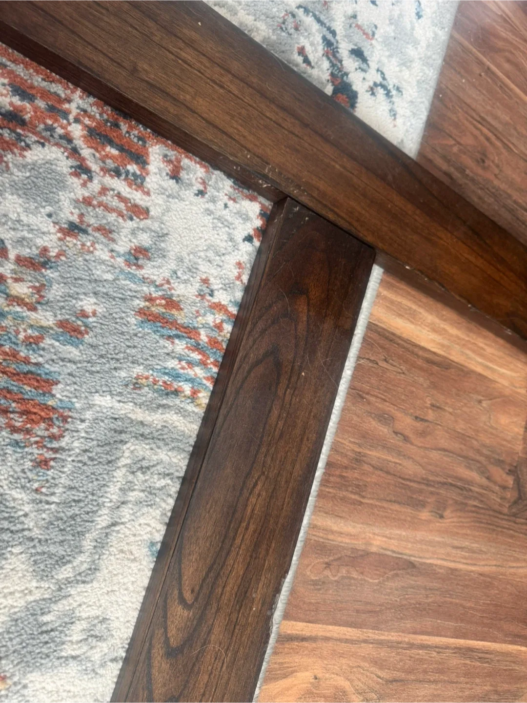 Glass Coffee Table with Wood Frame image indicator(5)