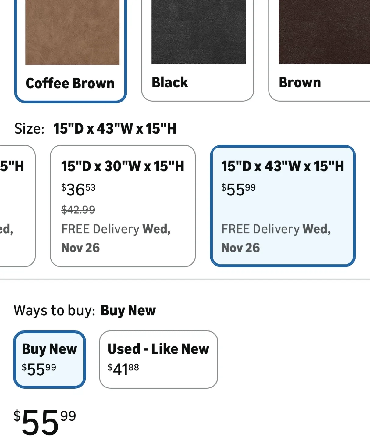 Storage Ottoman Bench, Coffee Brown image indicator(3)