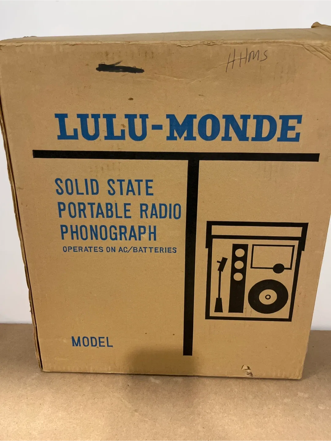Lulu-Monde Solid State Portable Radio Phonograph image indicator(2)
