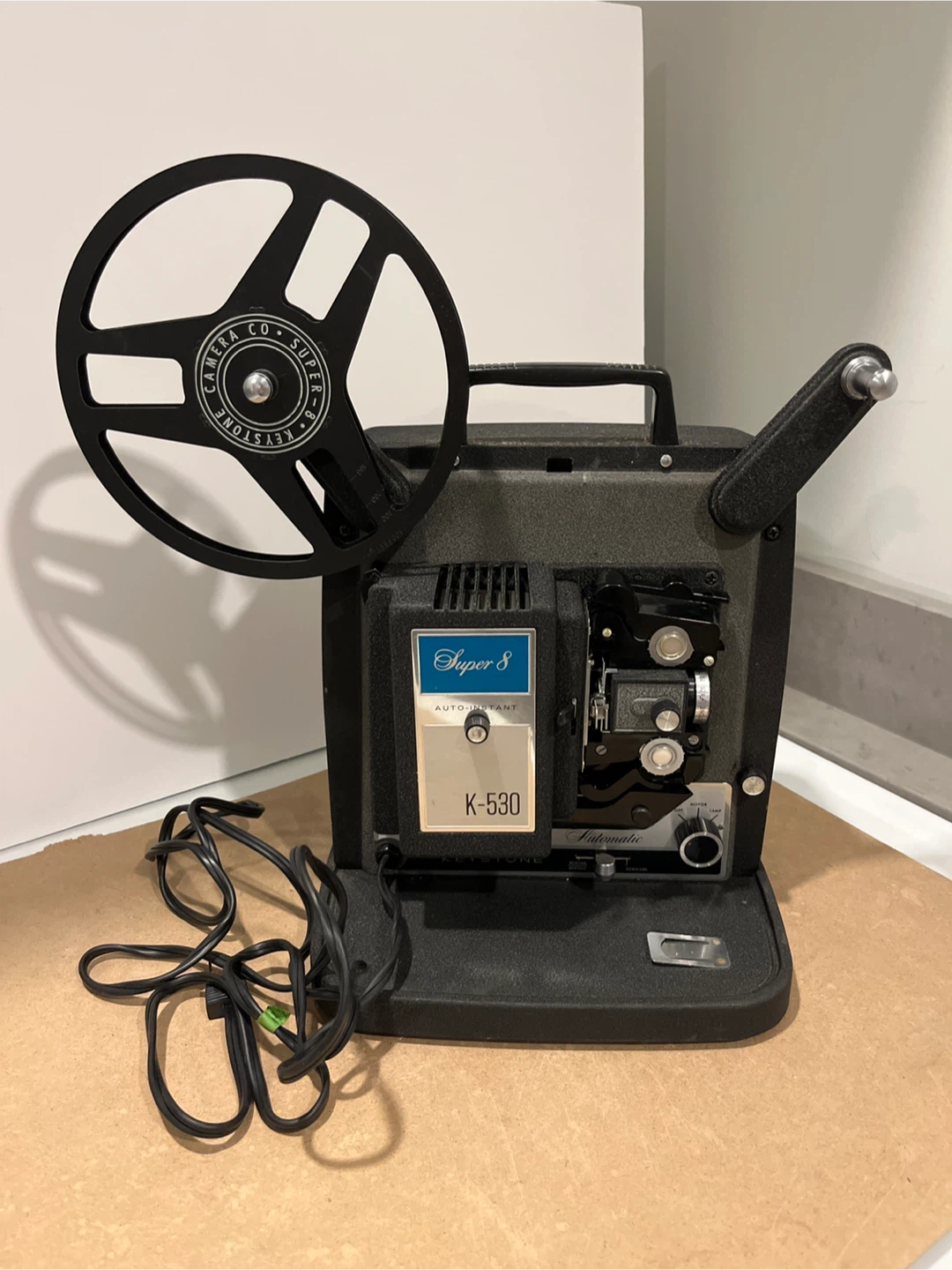 Keystone Auto Instant Movie Projector Super 8 K-530