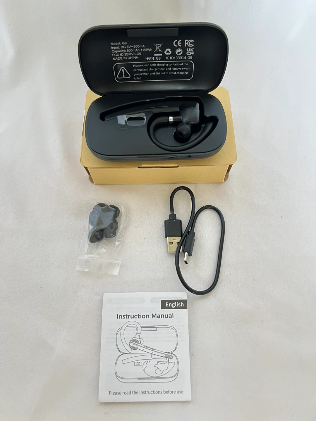 Bluetooth V5.3 Headset with 500mAh Case - photo 4