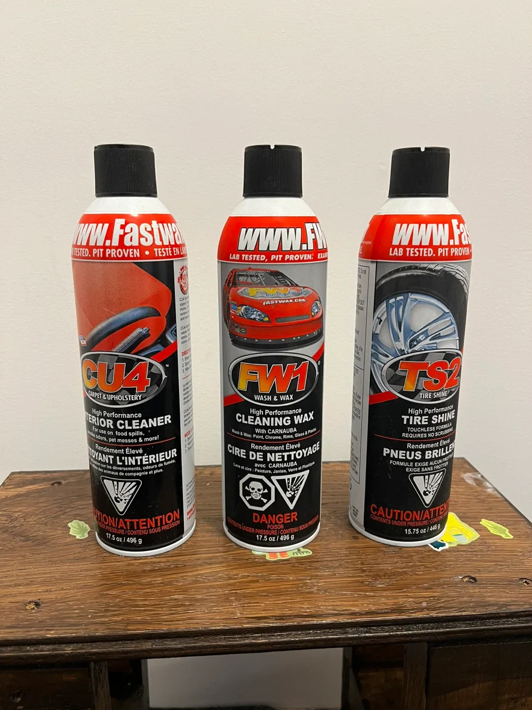 Car FastWax High Performance Cleaning Products