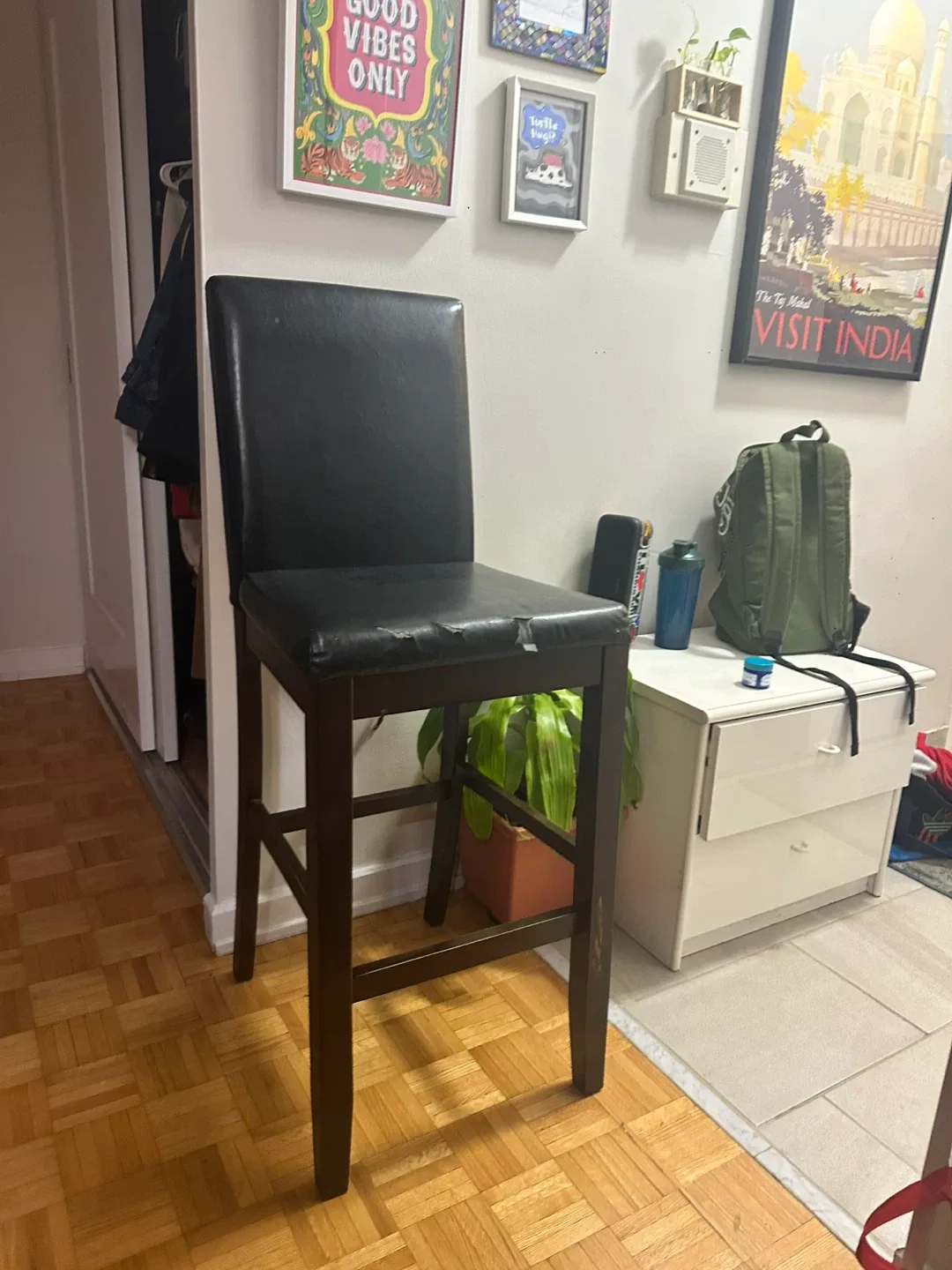 Black Bar Stools - Set of 2 image indicator(2)