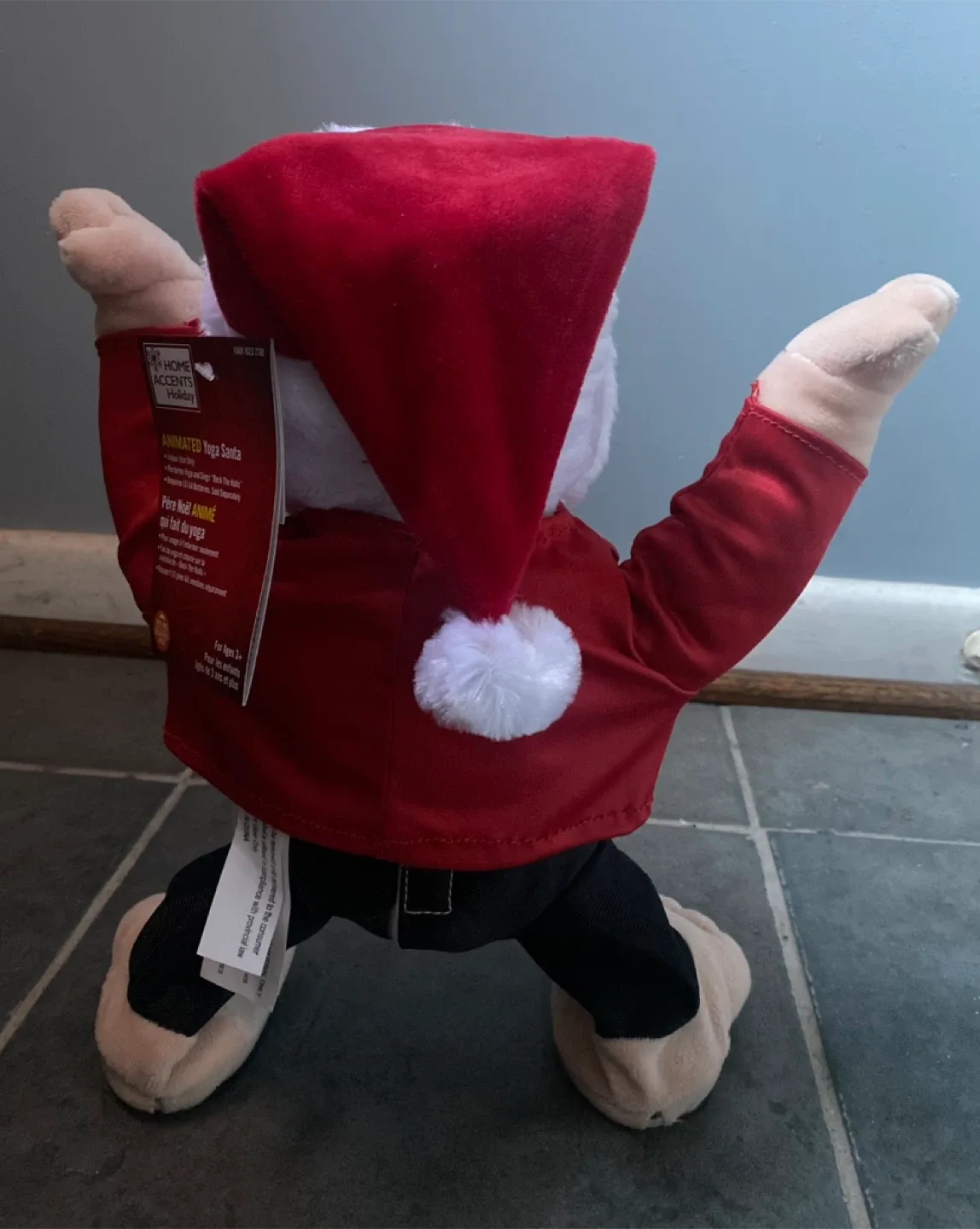 Home Accents Holiday Animated Yoga Santa image indicator(2)