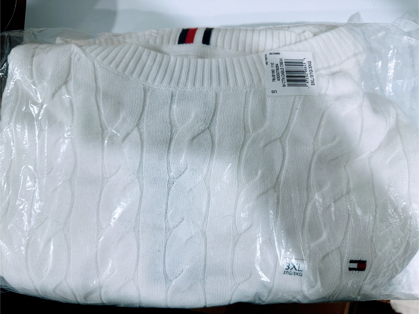 Tommy Hilfiger White Cable Knit Sweater - photo 4