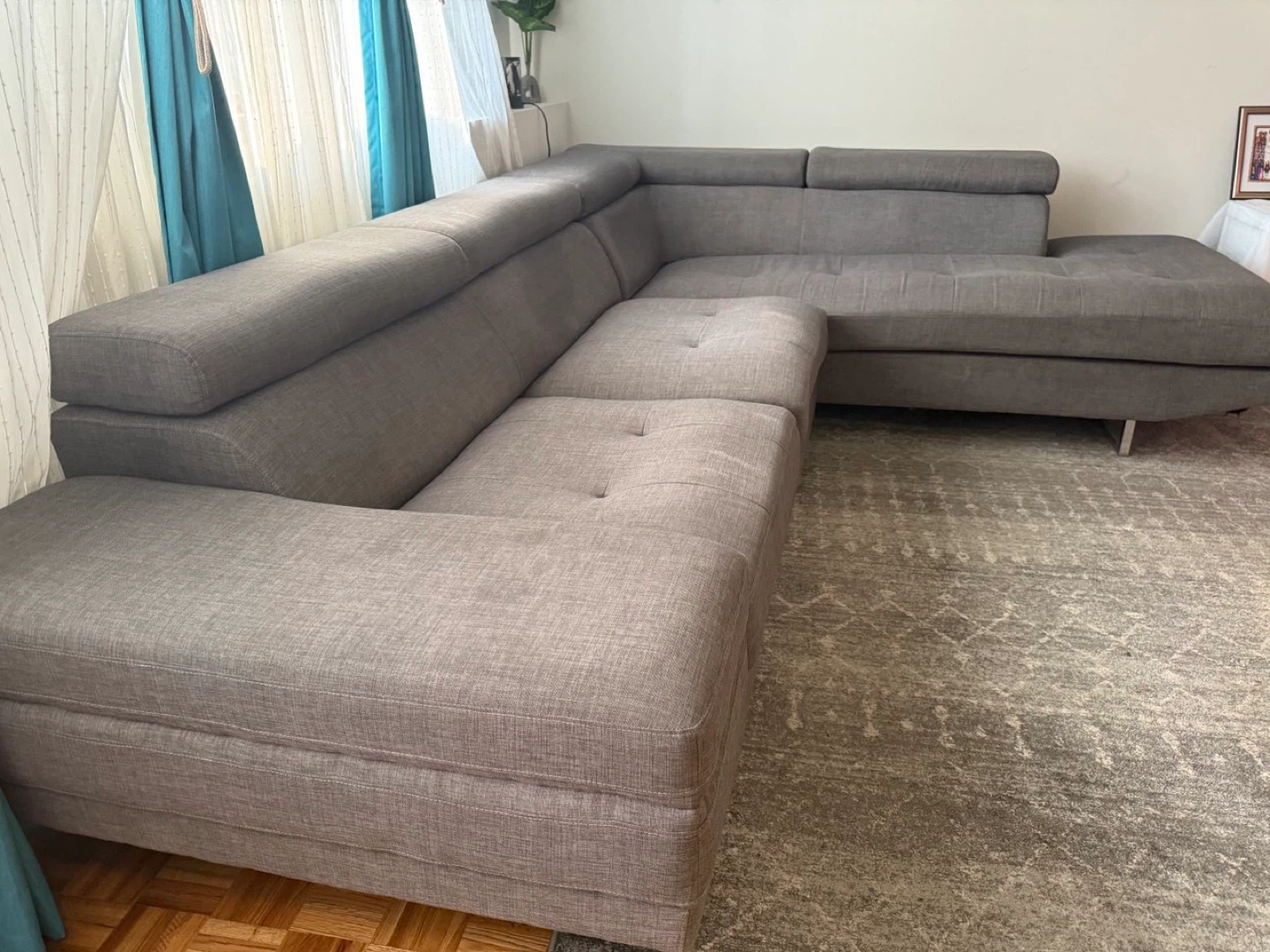 Grey Sectional Sofa - photo 2