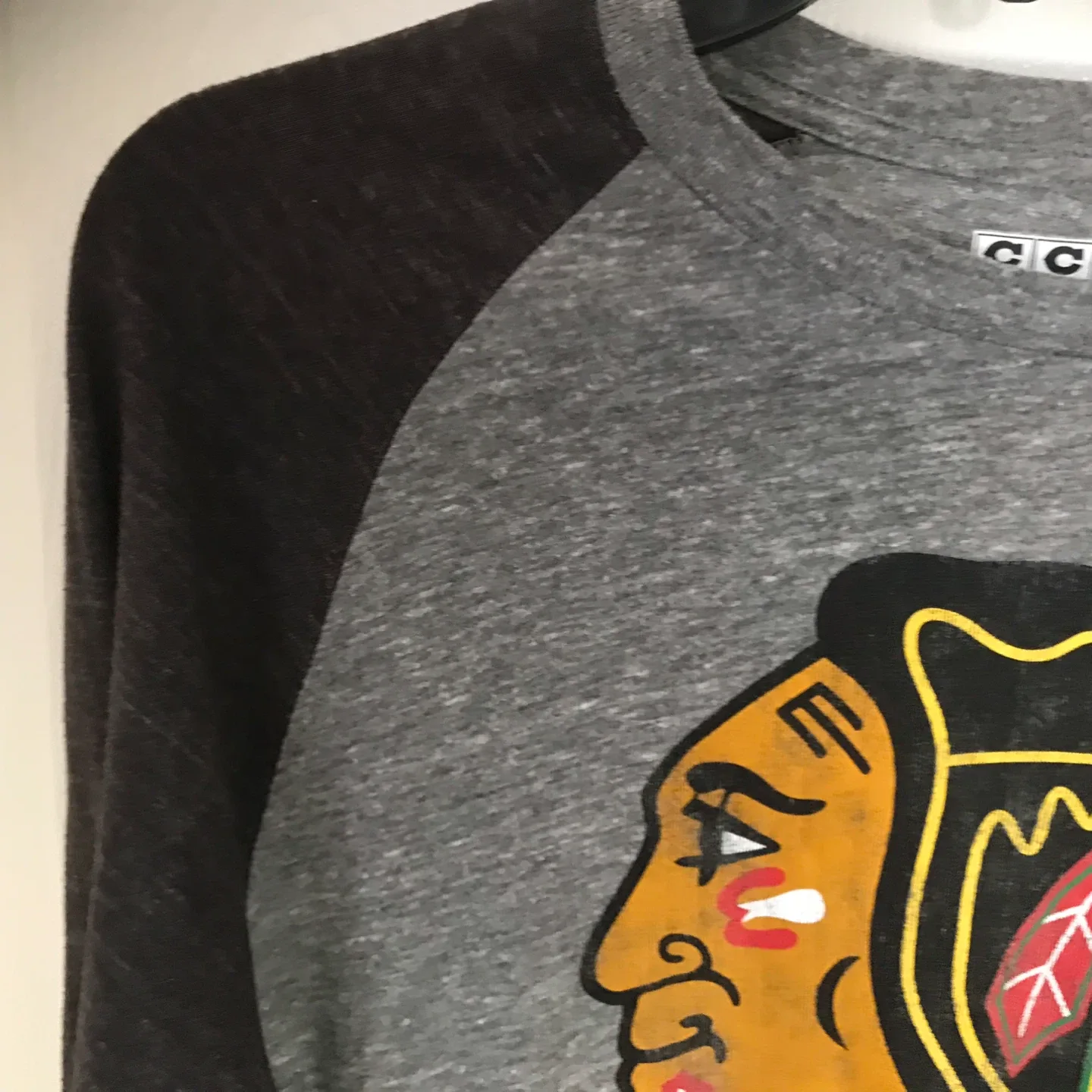 CCM Chicago Blackhawks Long Sleeve Shirt image indicator(4)