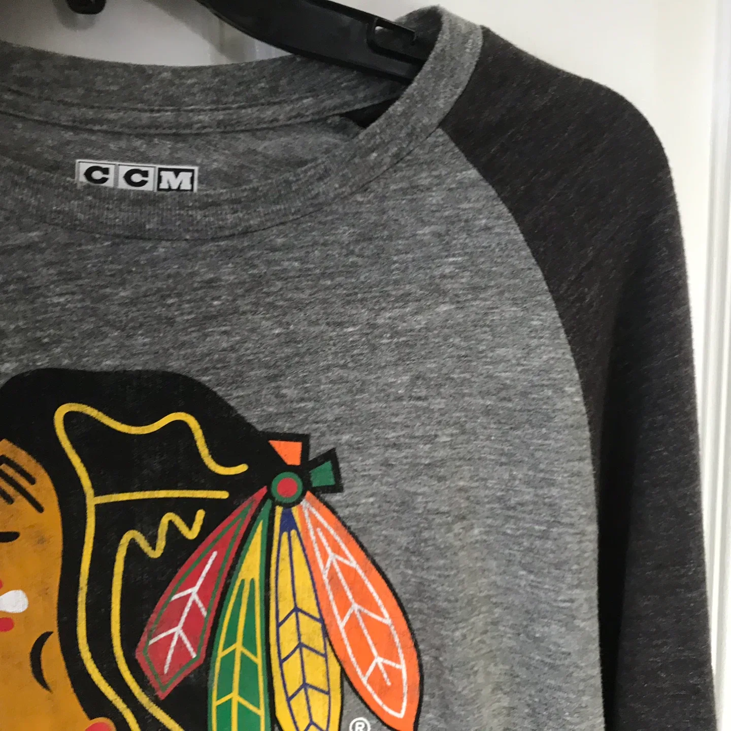 CCM Chicago Blackhawks Long Sleeve Shirt image indicator(5)