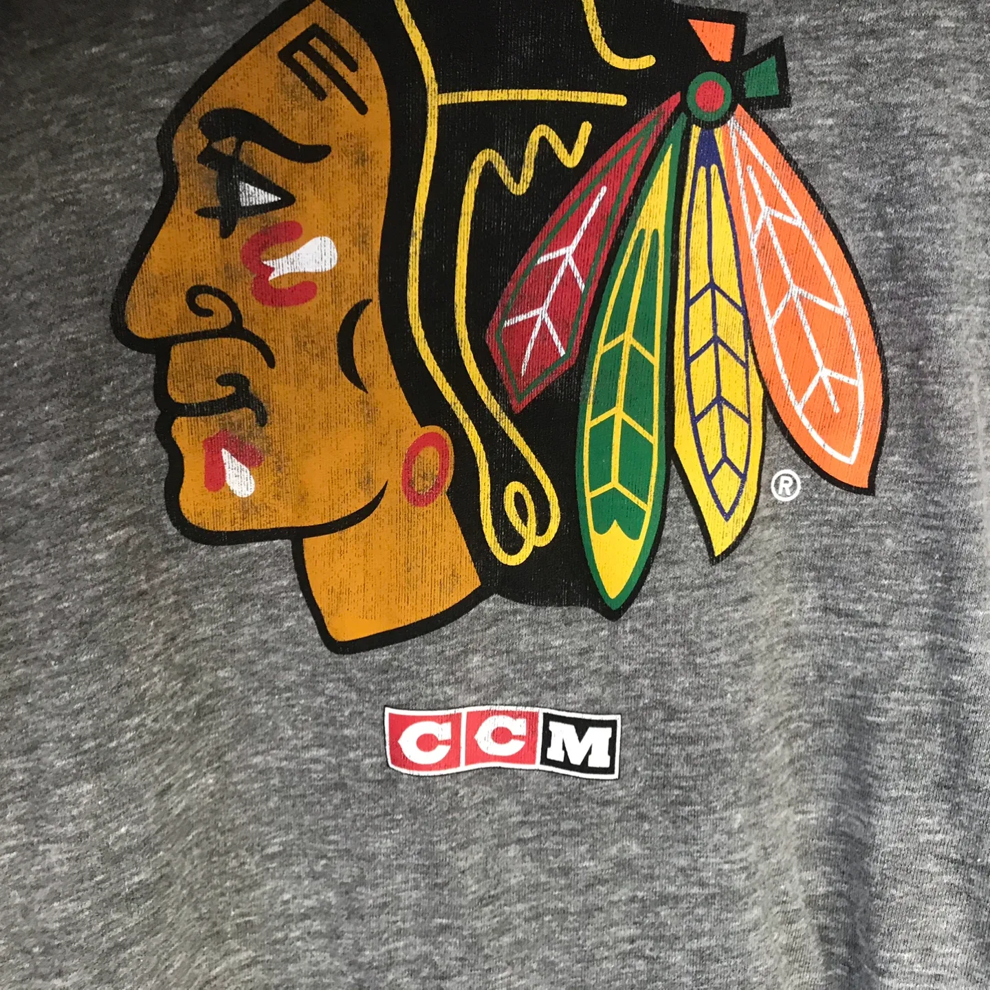 CCM Chicago Blackhawks Long Sleeve Shirt image indicator(8)