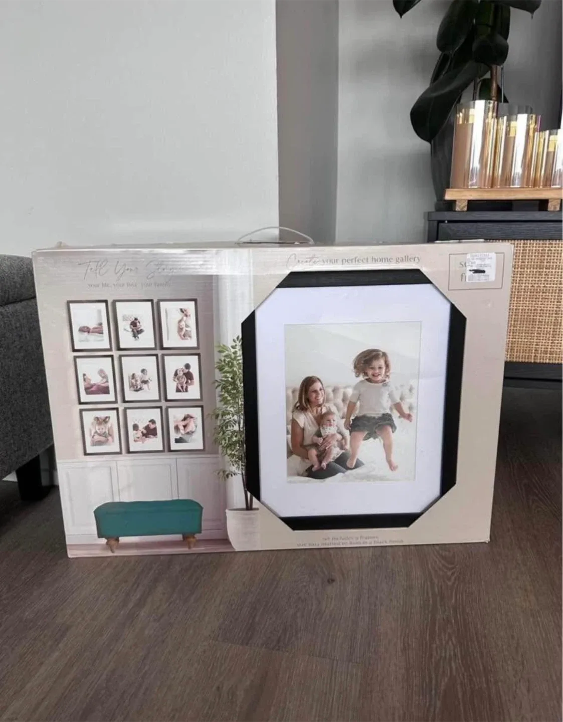 9-Piece Black Picture Frame Gallery Set image indicator(2)