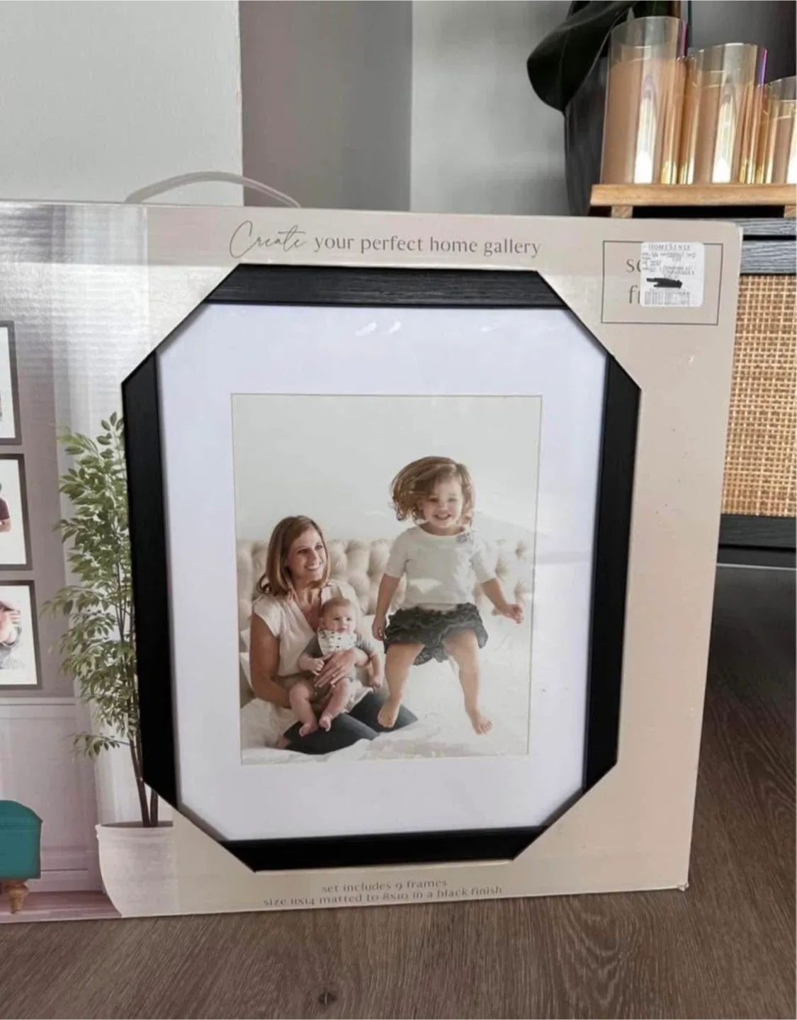 9-Piece Black Picture Frame Gallery Set image indicator(3)