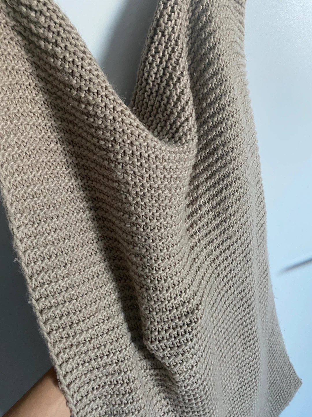 Long Chunky Knitted Warm Scarf - photo 4
