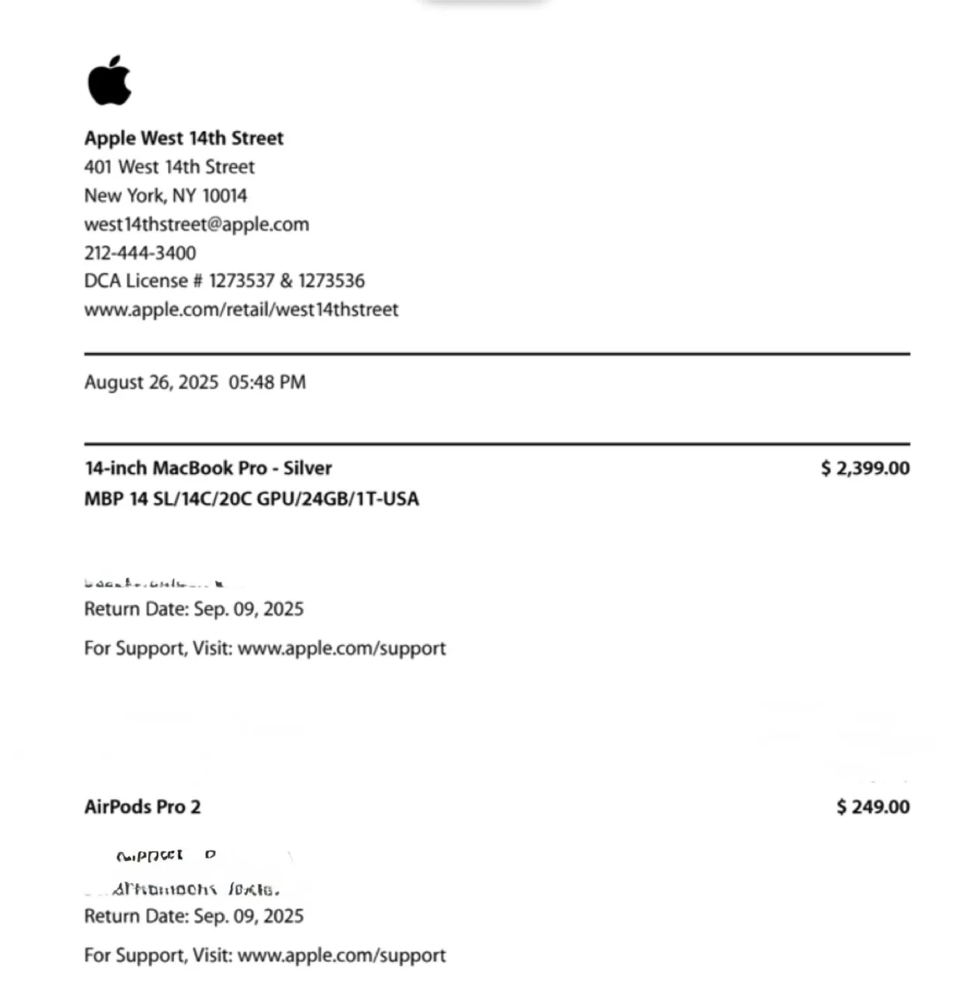 New Apple AirPods Pro (2nd generation) with bag image indicator(8)