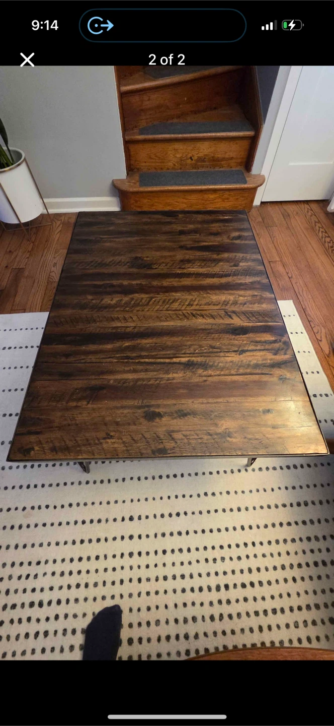 Wood World market coffee table great condition