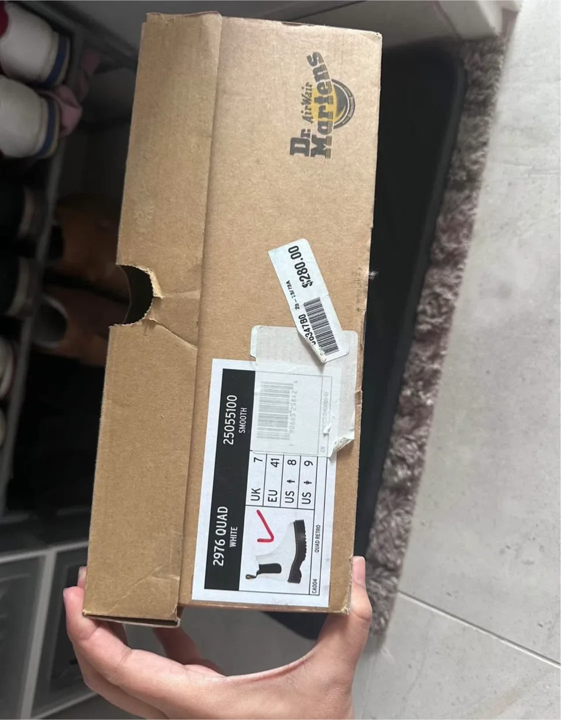 Dr. Martens 2976 Quad White Chelsea Boots - US 9 image indicator(3)