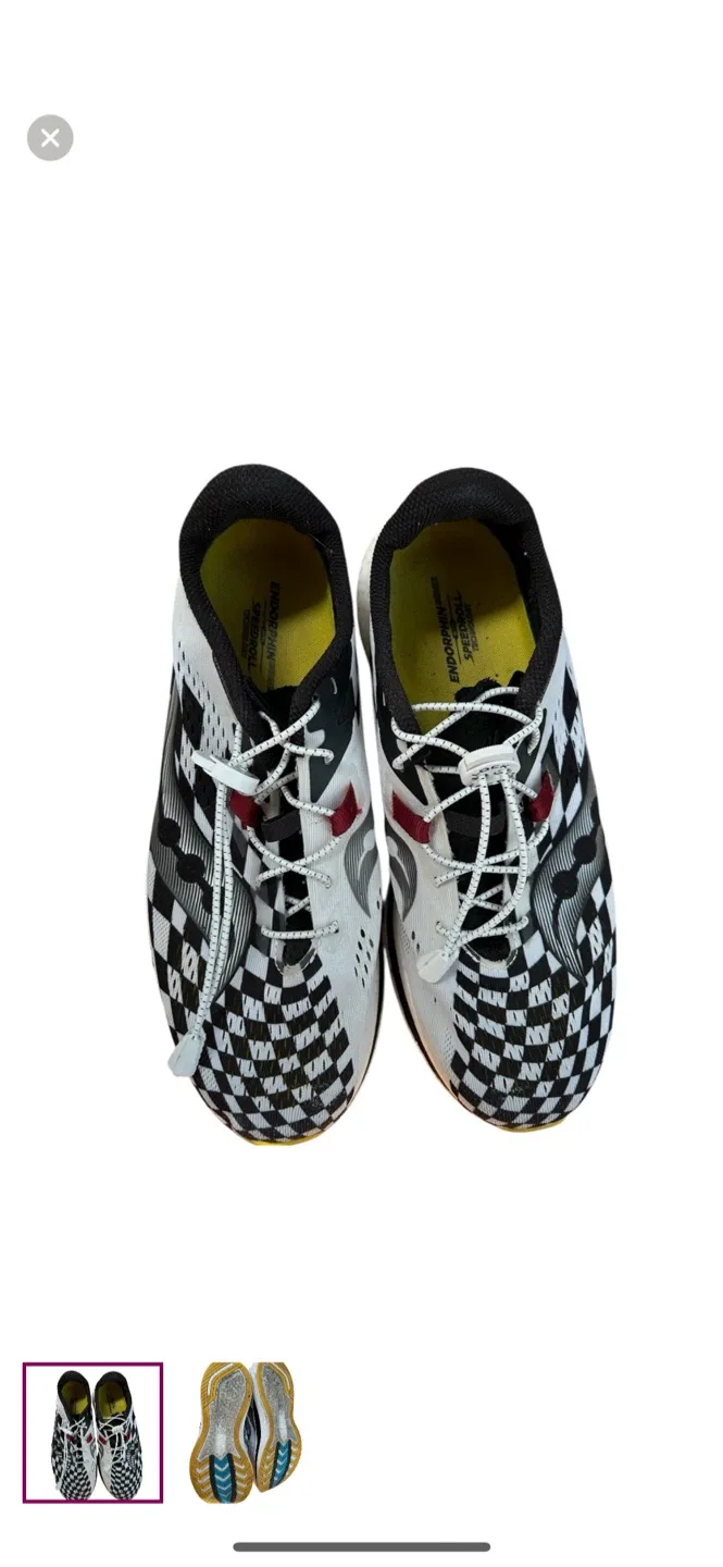 Saucony Checkered Athletic Sneakers - US 9 image indicator(2)