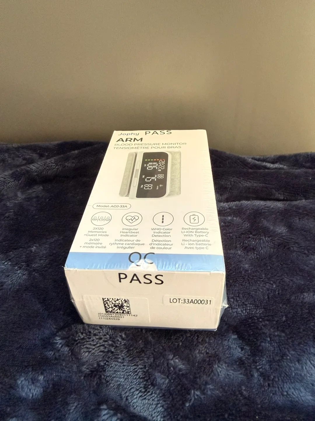 Brand New Jophy Arm Blood Pressure Monitor image indicator(5)