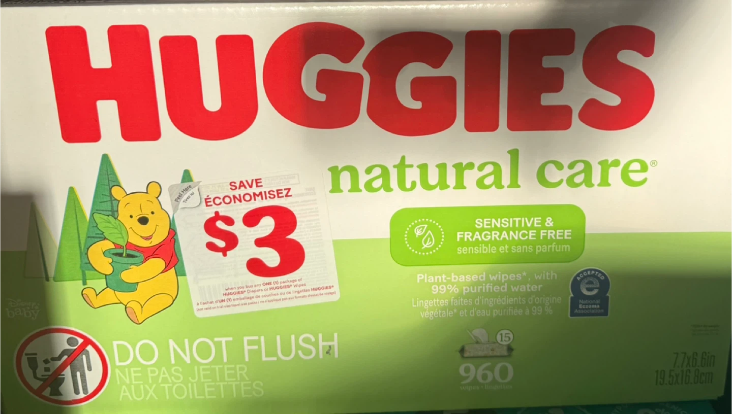 Huggies Natural Care Baby Wipes, 960 Count