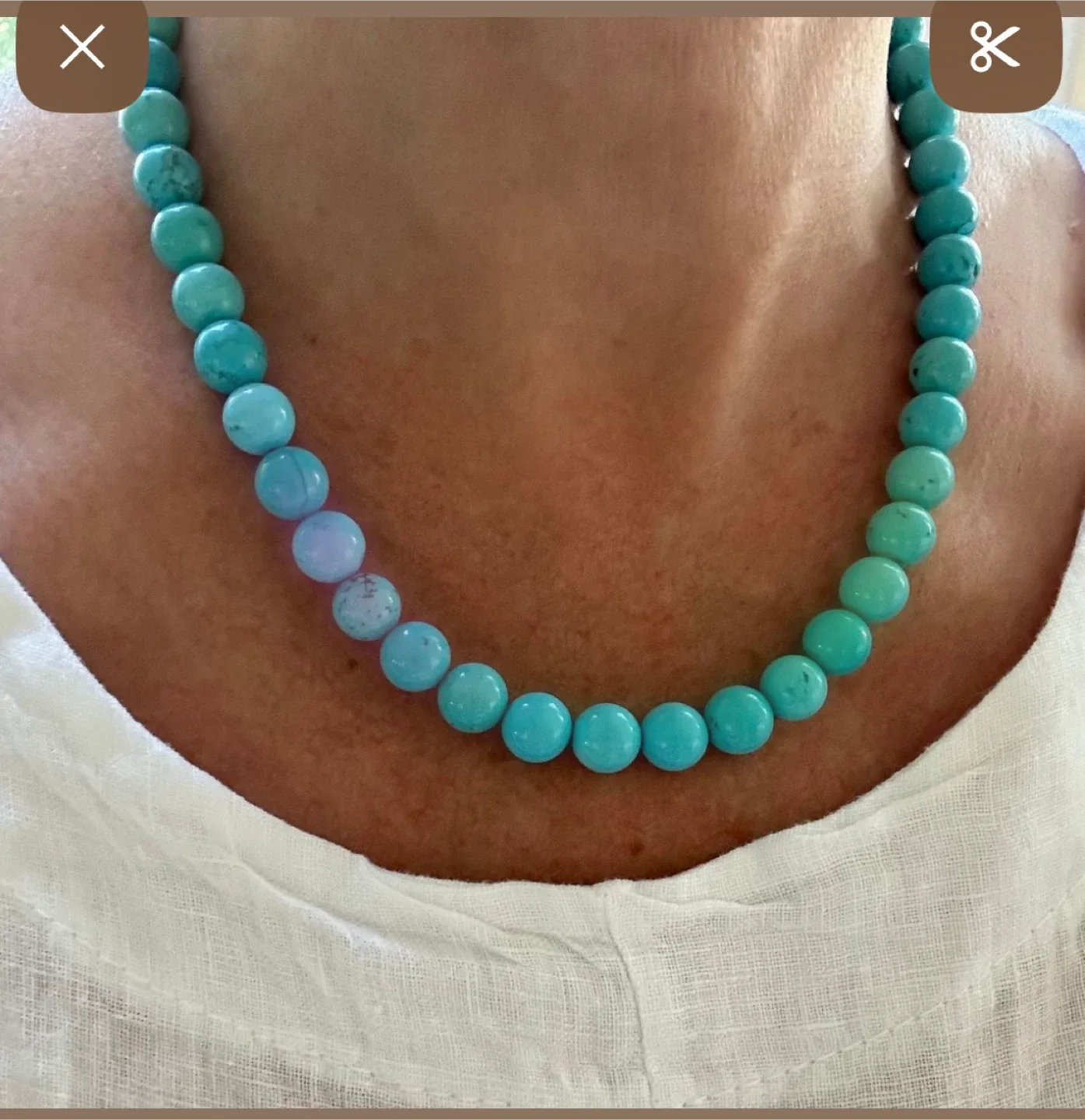 Turquoise Beaded Necklace image indicator(3)