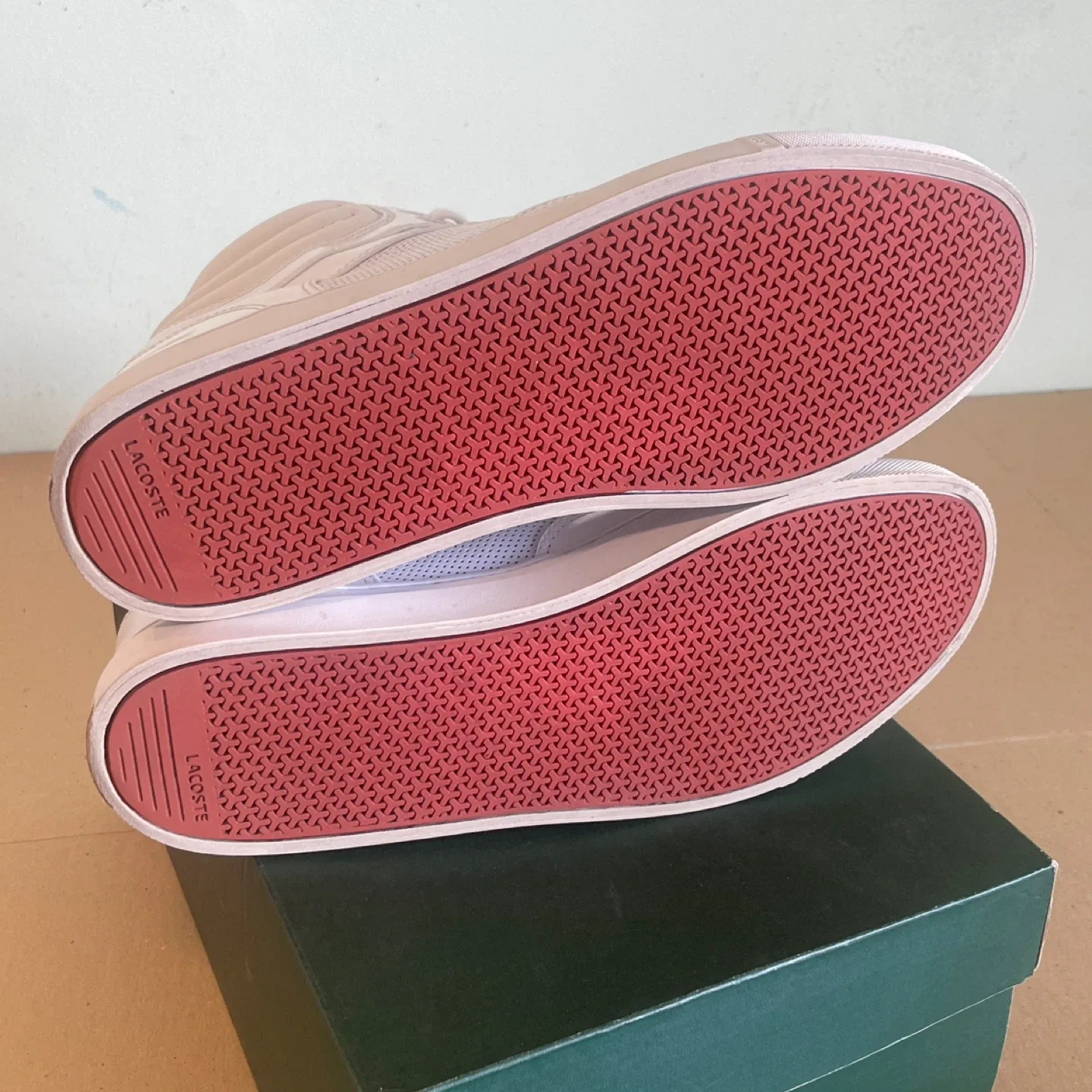 Lacoste High-Top Leather Sneaker Shoes Cadmus UE 9.5M image indicator(5)