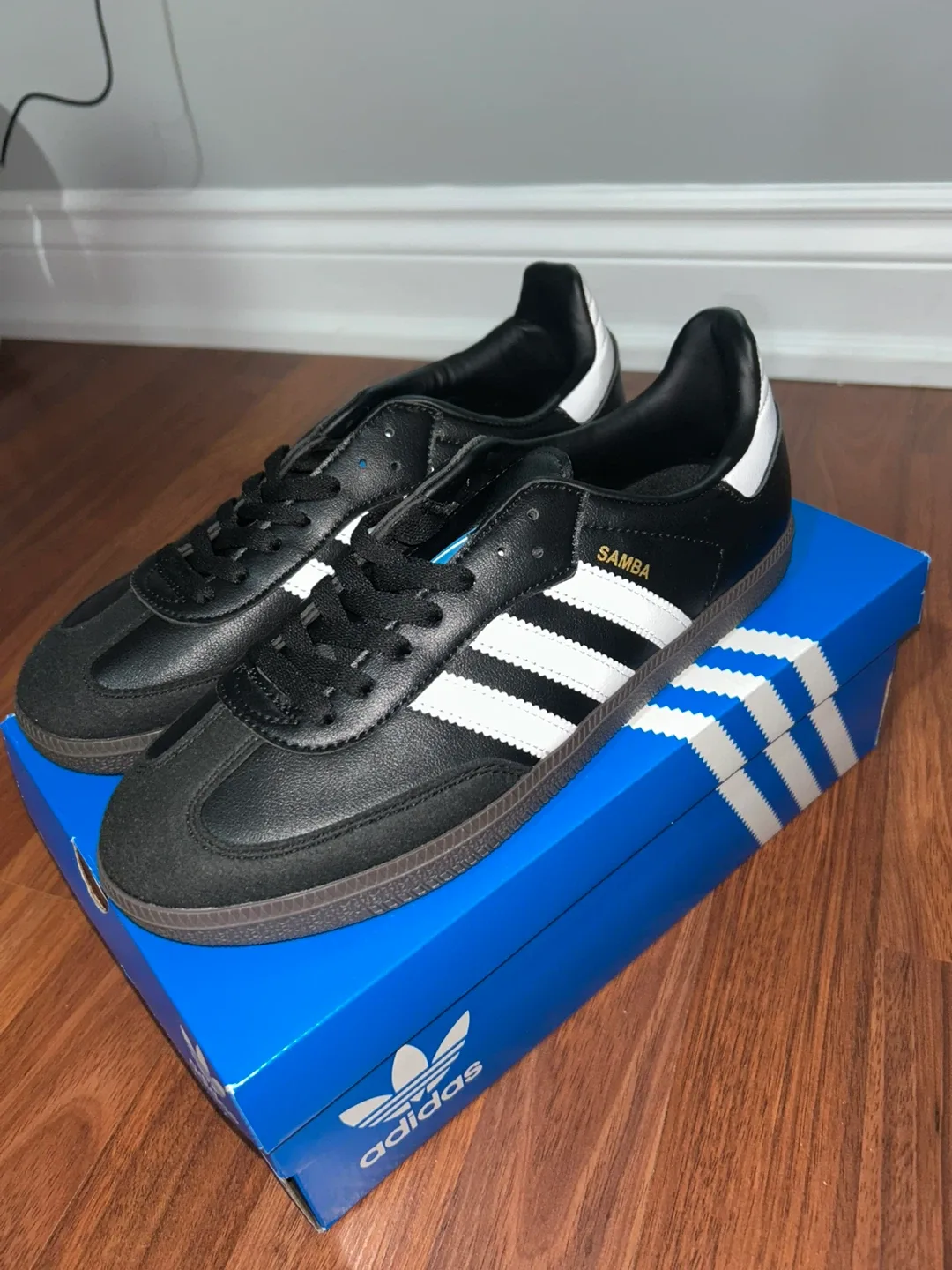 Adidas Samba OG Black/White, US 8.5