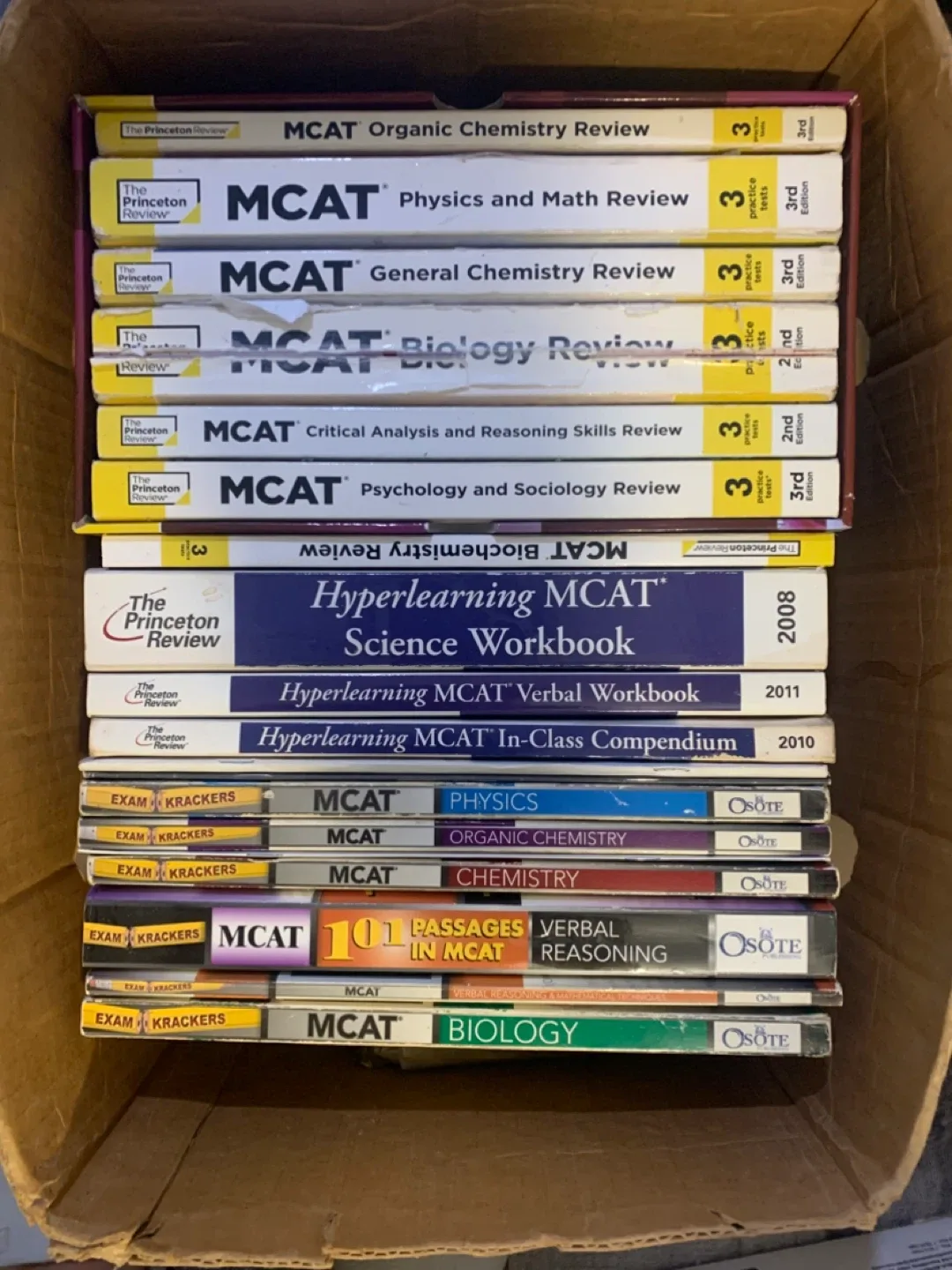 MCAT Princeton review and Exam Krackers image indicator(2)