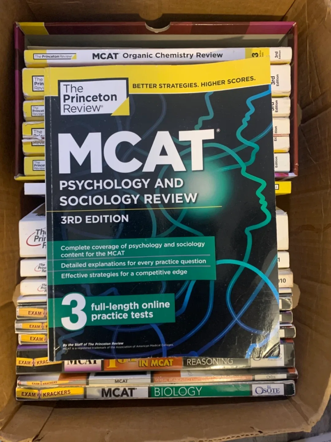 MCAT Princeton review and Exam Krackers