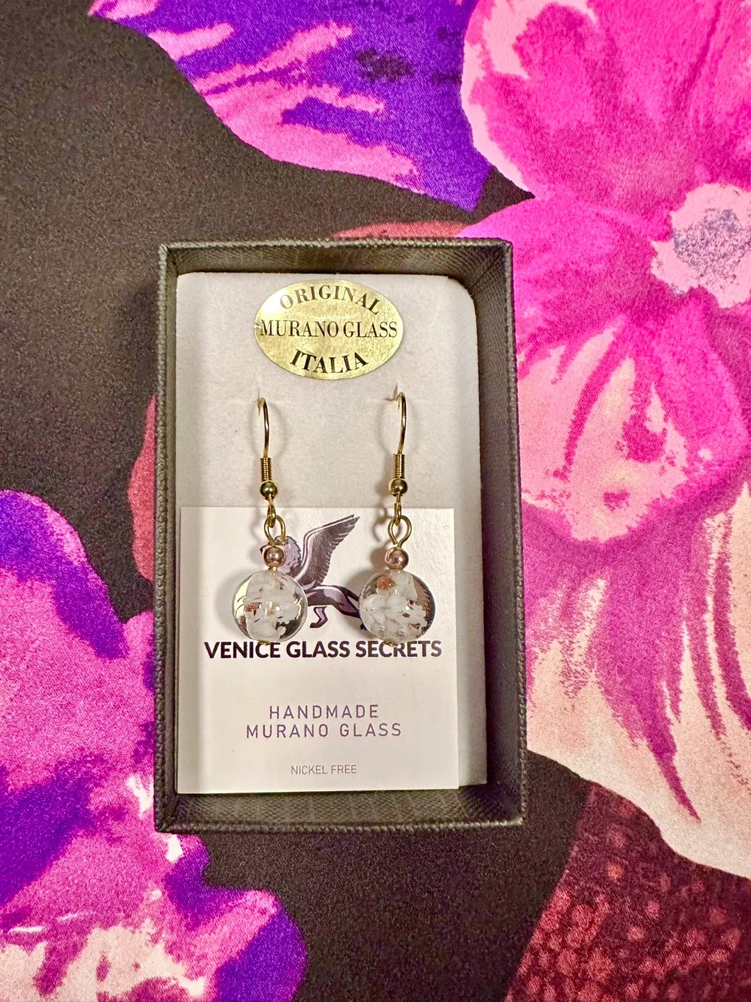 Venice Glass Secrets Murano Glass Earrings image indicator(3)