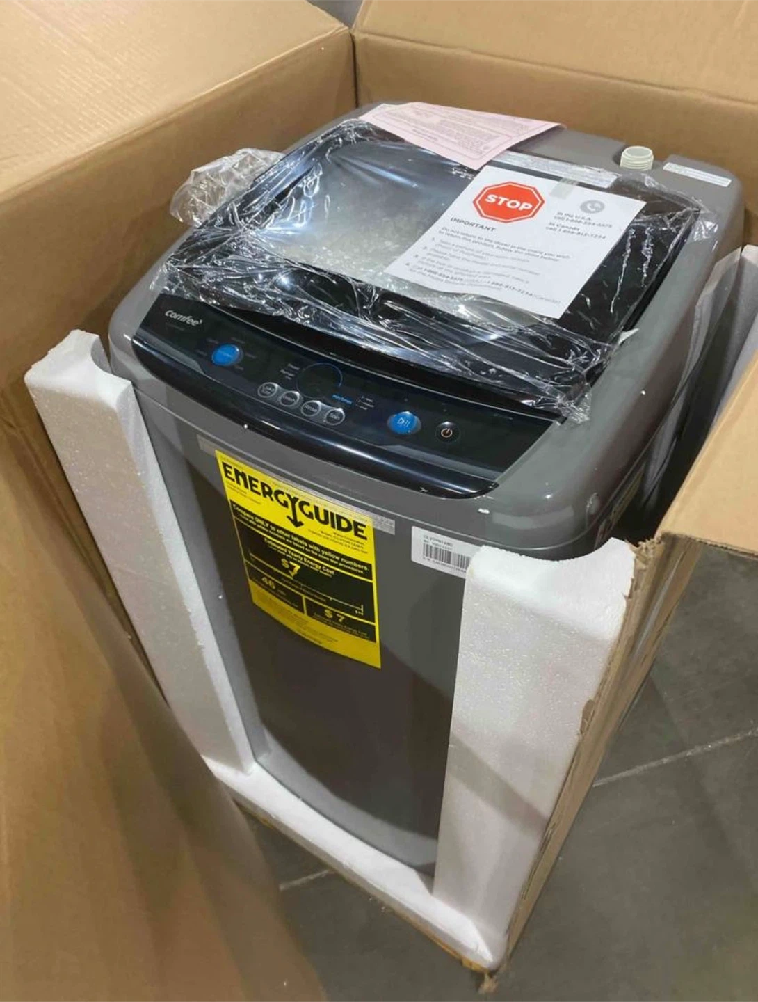New Comfee 0.9 Cu. Ft. Portable Washer - photo 3