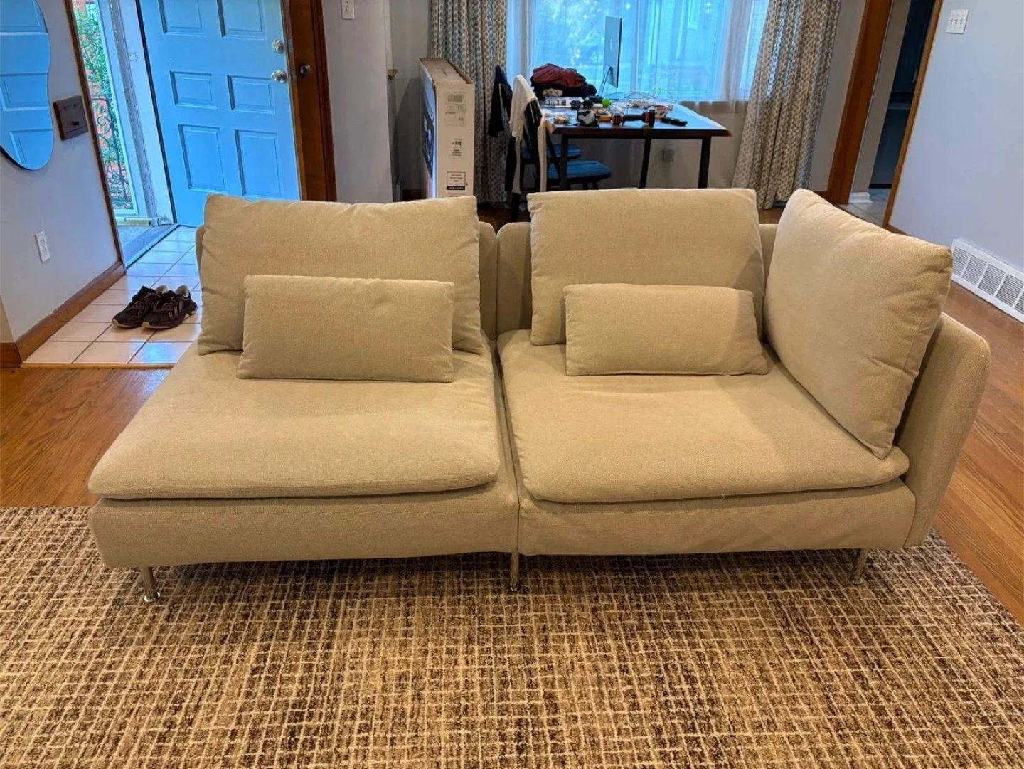 IKEA Söderhamn Sectional Sofa - Beige, Machine-Washable image indicator(2)