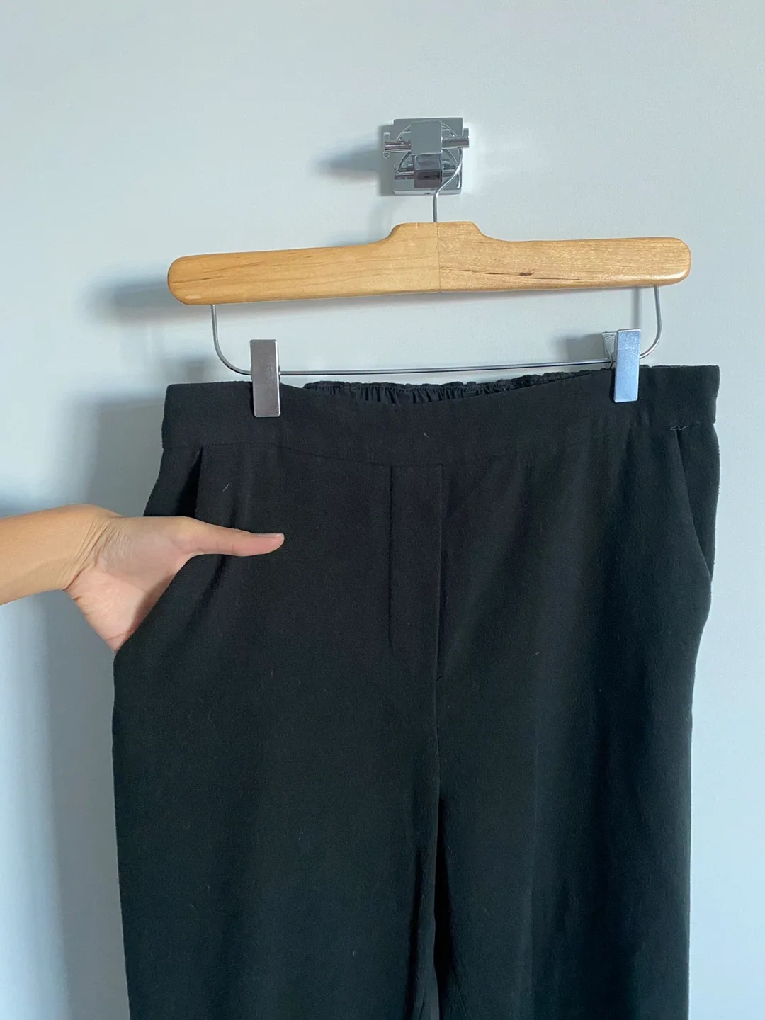 Warm Black Jogger Pants With Pockets image indicator(2)