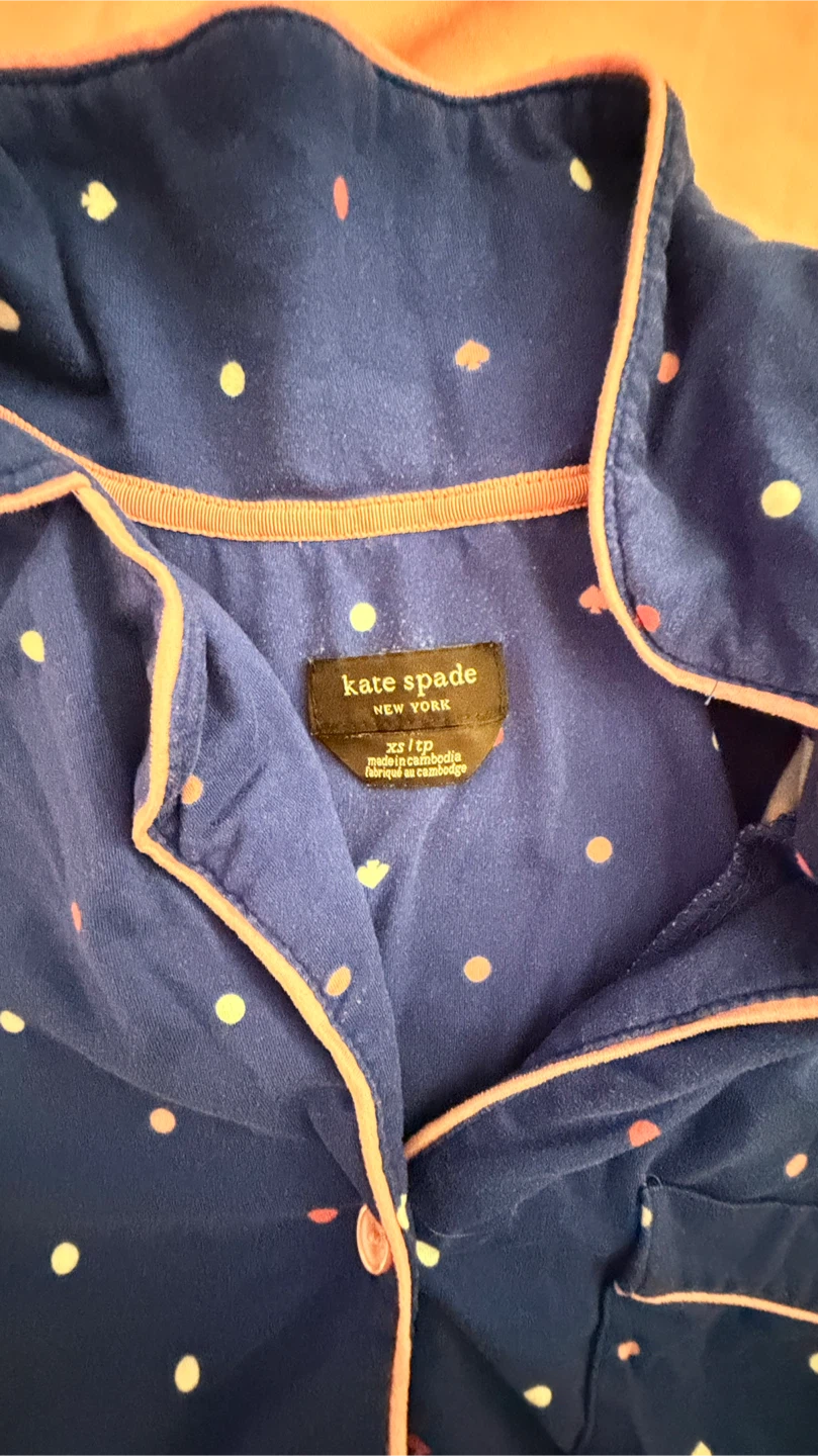 Kate Spade Polka Dot Pajama Set - XS - photo 4