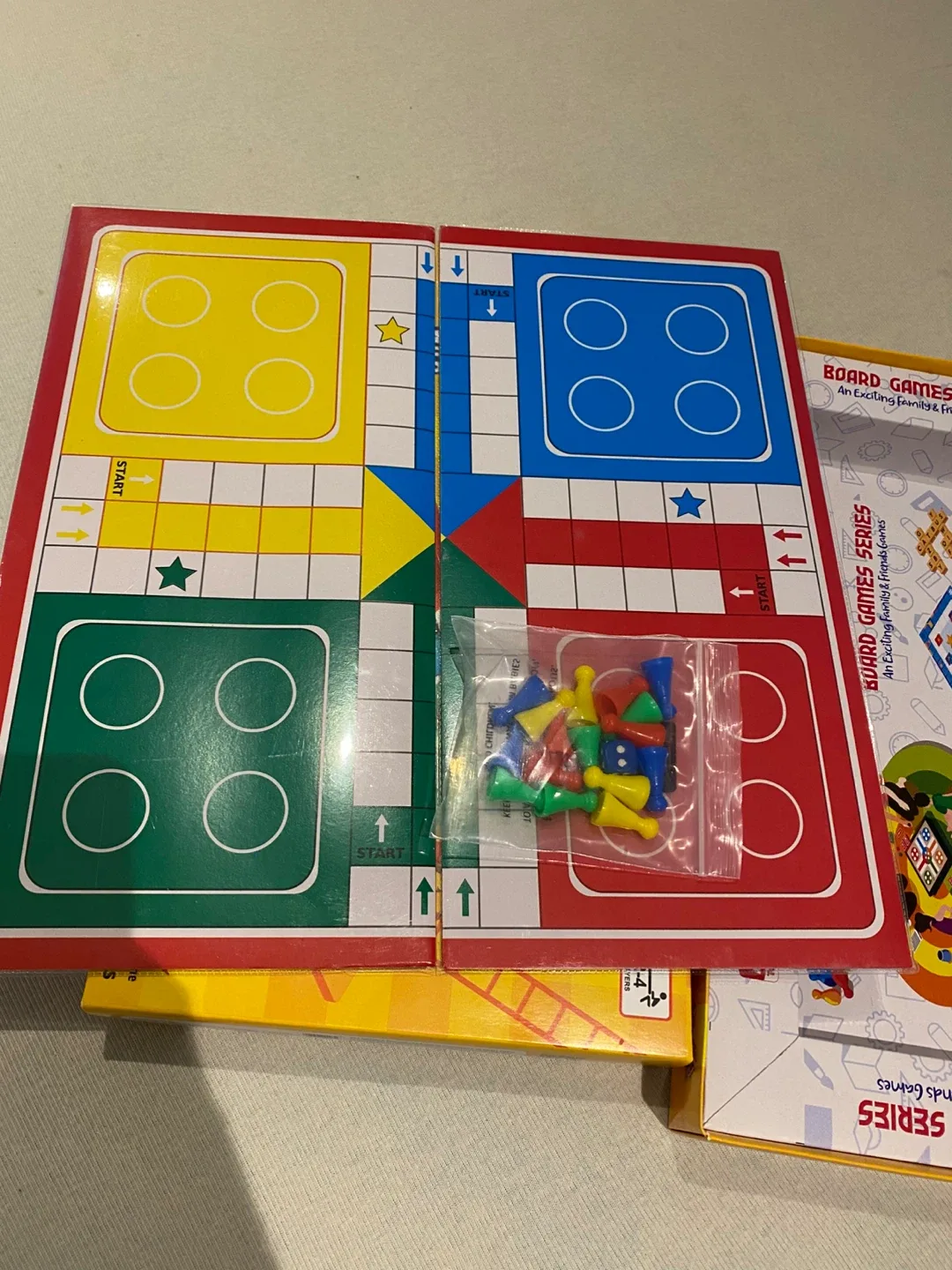 Ankit 2-in-1 Ludo with Snakes & Ladders Board Game image indicator(2)