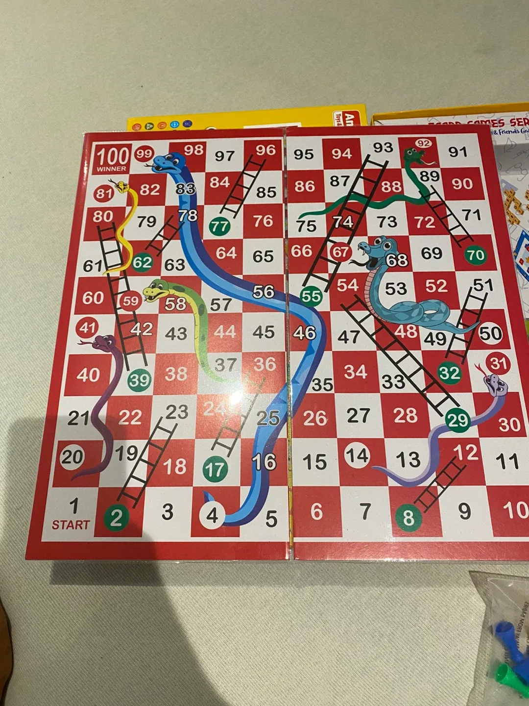 Ankit 2-in-1 Ludo with Snakes & Ladders Board Game image indicator(3)