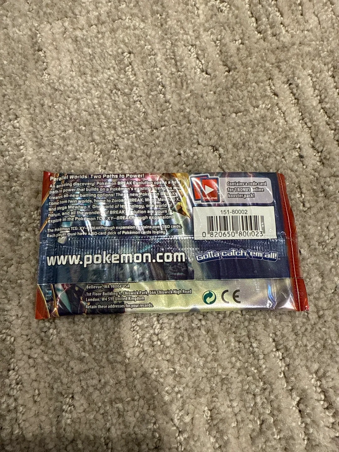 Pokemon BreakThrough Trading Card Game Pack image indicator(2)