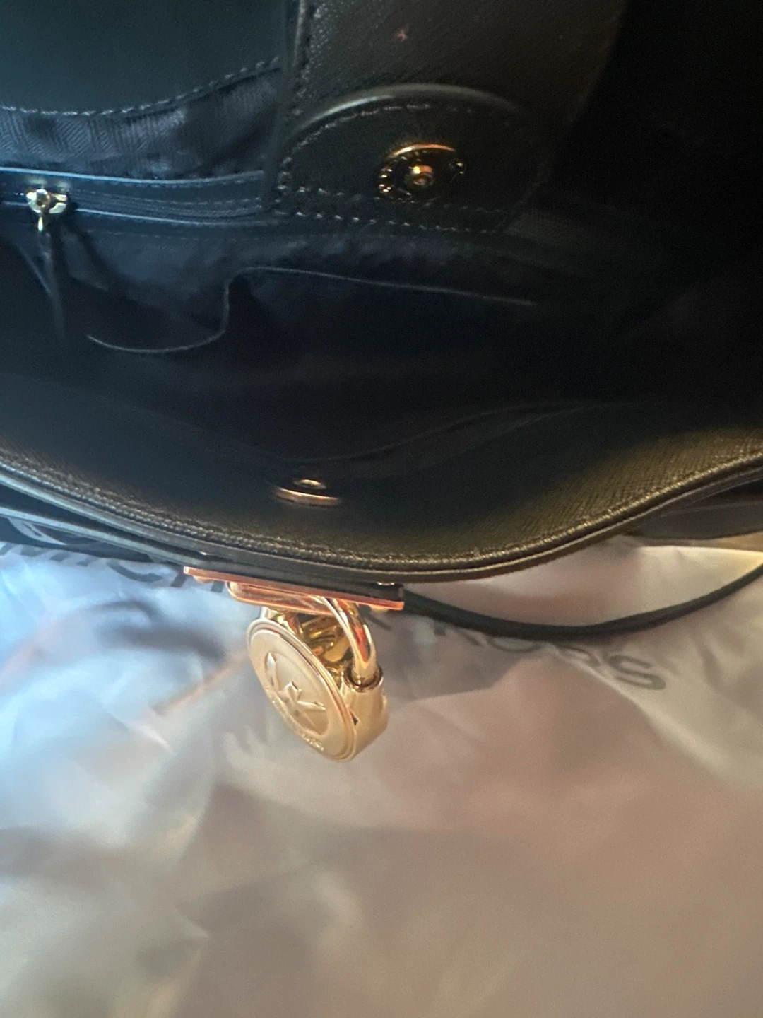 Michael Kors Black Leather Tote Bag - photo 2