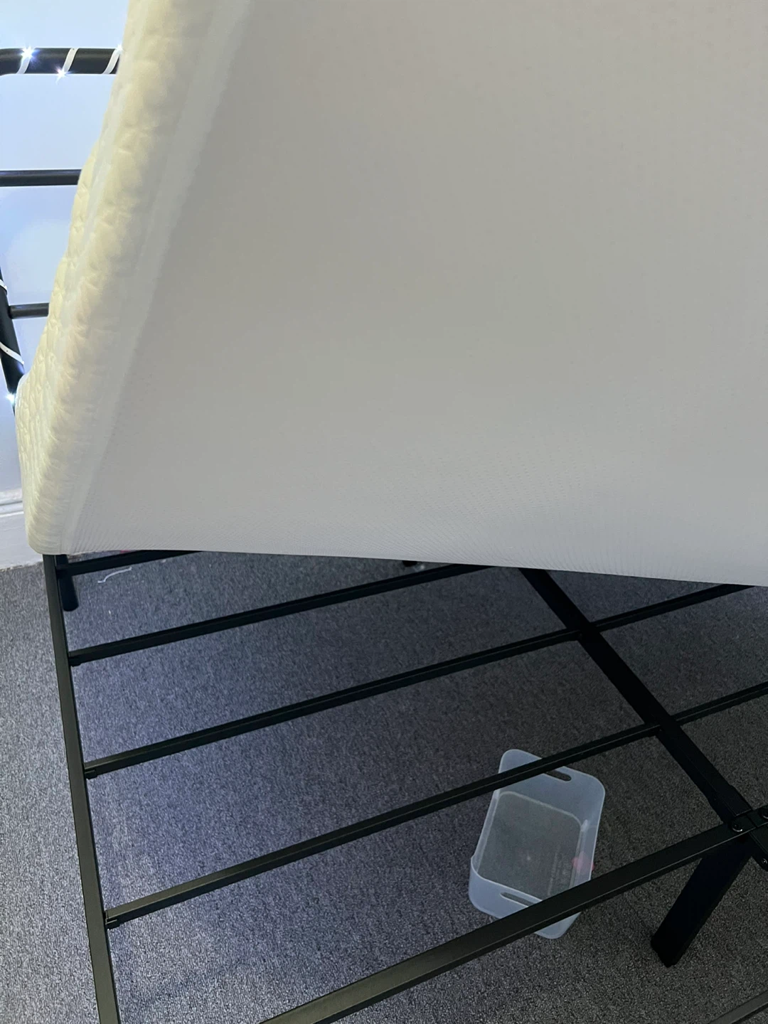 Queen Bed frame with mattress - photo 3