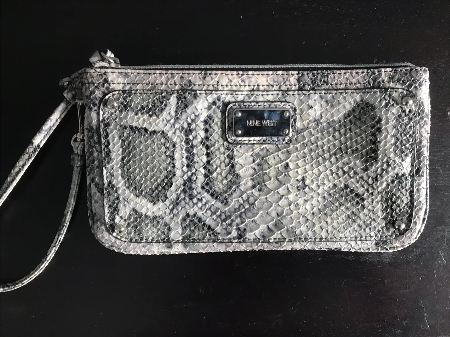 Nine West Snakeskin Wristlet image indicator(3)