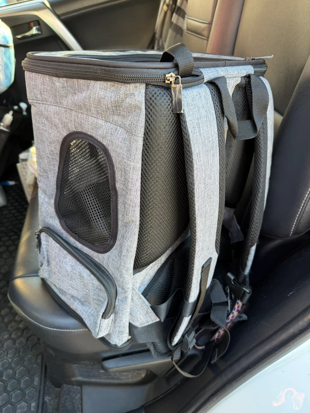 PETSFIT Pet Carrier Backpack - Grey