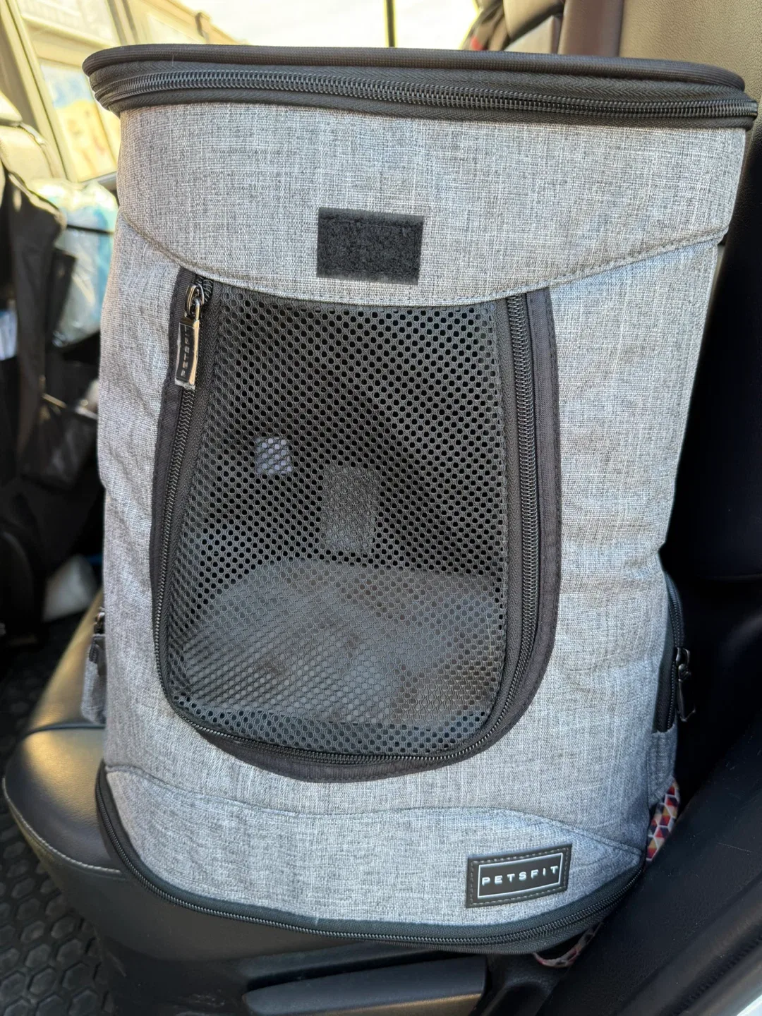 PETSFIT Pet Carrier Backpack - Grey image indicator(2)