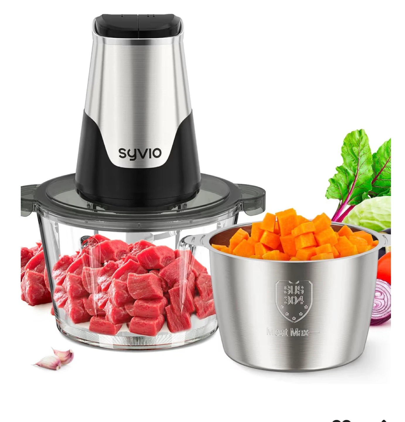Syvio Food Processor - New in Box! - photo 2