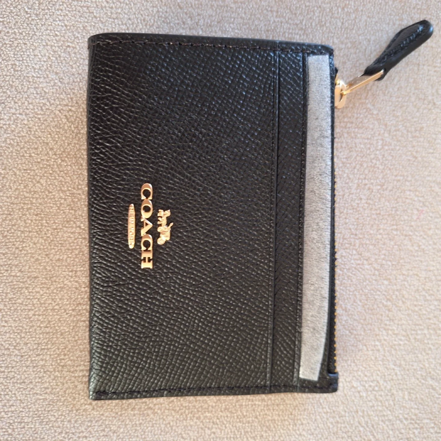 Coach Black Leather Card Holder image indicator(2)