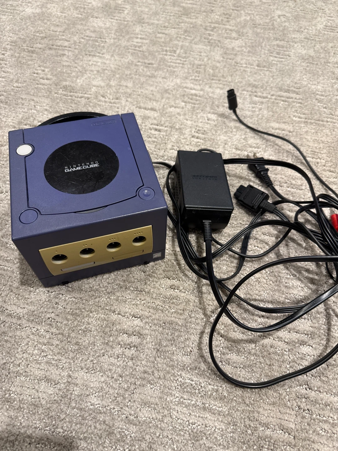 Nintendo GameCube Console with Adapter