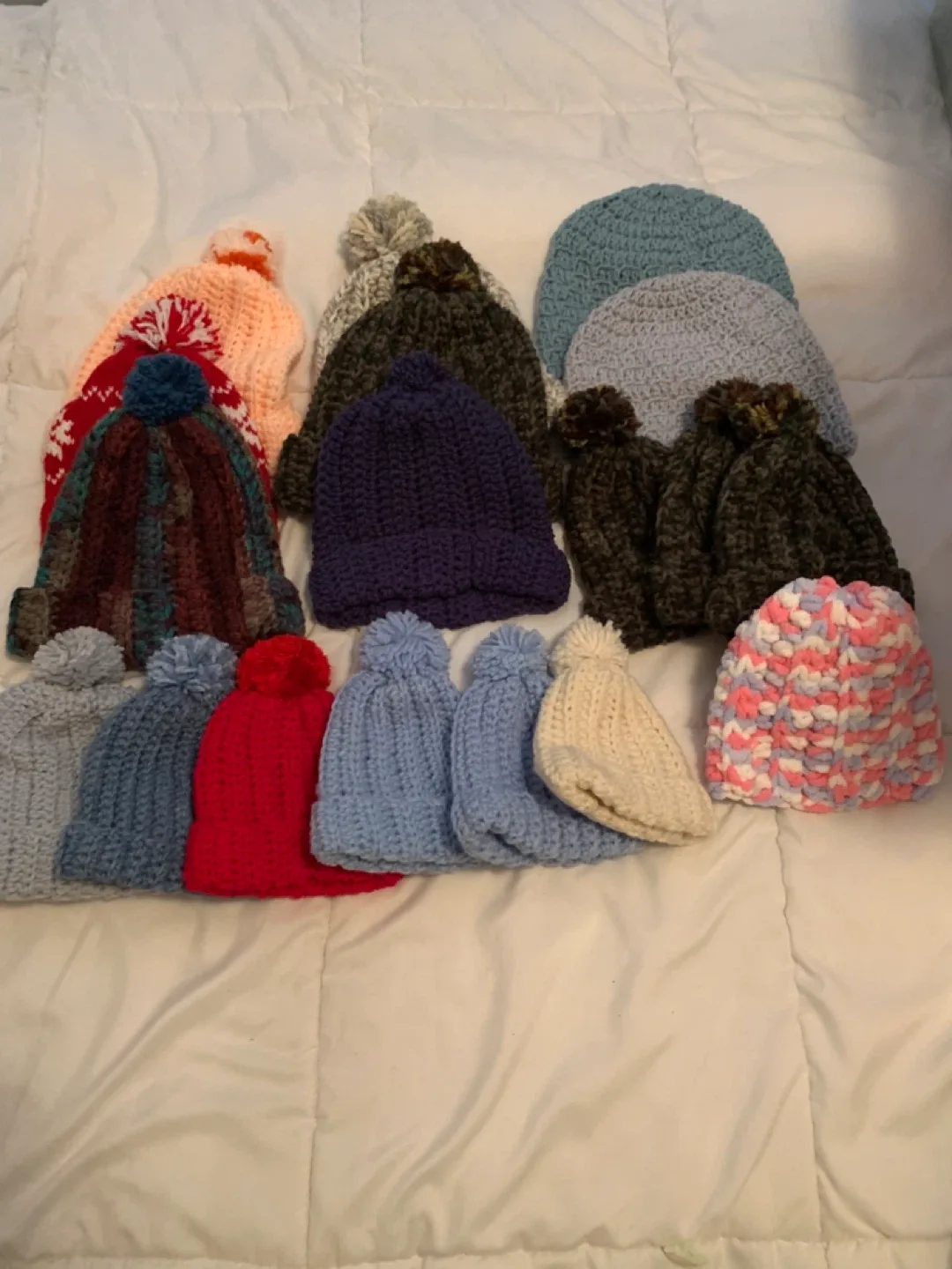 Crocheted hats and dish cloths image indicator(2)