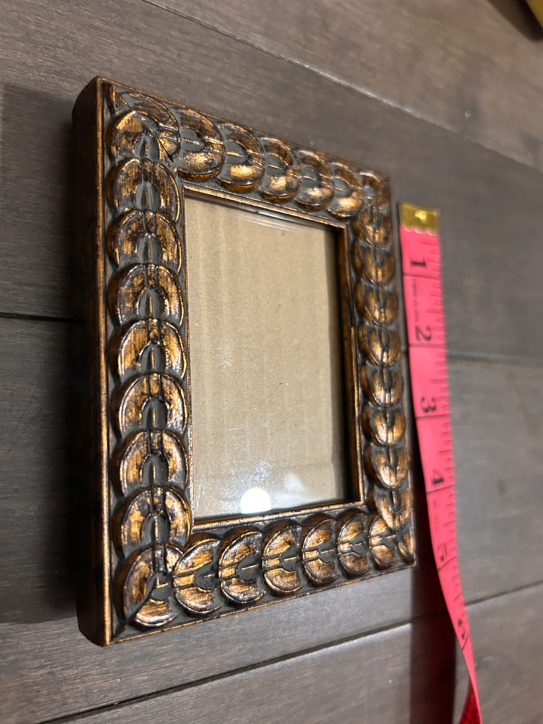 Small Brown & Gold Wooden Picture Frame - photo 5