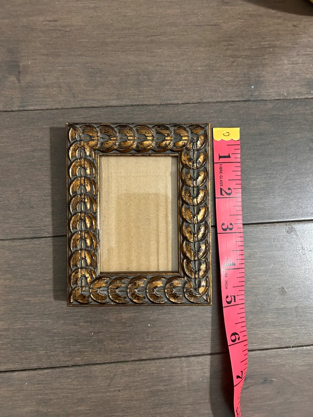 Small Brown & Gold Wooden Picture Frame